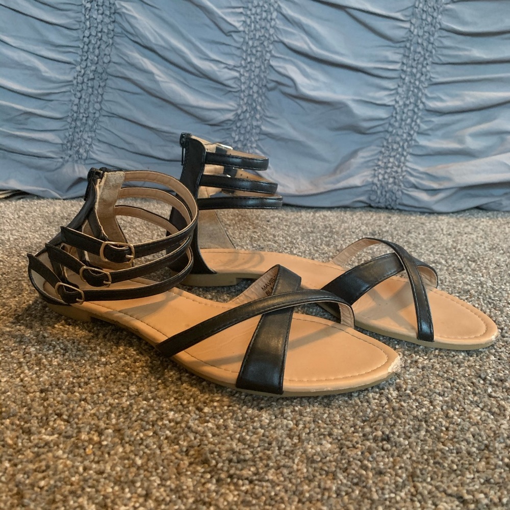 Black sandals